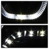 xTune Dodge Ram 2009-2014 Halo LED Projector Headlights - Black PRO-JH-DR09-CFB-BK SPYDER