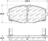 StopTech Performance 87-92 MK3 Supra Front Brake Pads Stoptech