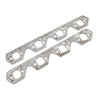 Stainless Works SBF Wide Rectangular Port Header Adapter 304SS Exhaust Flanges 1-7/8in-2in Primaries Stainless Works