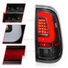 ANZO 2008-2016 Ford F-250 LED Taillights Black Housing Clear Lens (Pair) ANZO