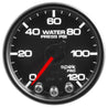 Autometer Spek-Pro Gauge Water Press 2 1/16in 120psi Stepper Motor W/Peak & Warn Blk/Blk AutoMeter