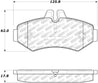 StopTech 02-11 Mercedes G500 Street Select Rear Brake Pads Stoptech