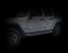 DV8 Offroad 07-18 Jeep Wrangler JK Plated Steel Rock Slider Steps - Matte Black (4 Door Only) DV8 Offroad