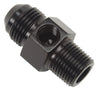 Russell Performance -6 AN Flare to 3/8in Pipe Pressure Adapter (Black) Russell