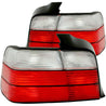 ANZO 1992-1998 BMW 3 Series E36 Sedan Taillights Red/Clear ANZO