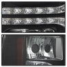 Spyder Chevy Silverado 1500 07-13 V2 Projector Headlights - LED DRL - Black PRO-YD-CS07V2-DRL-BK SPYDER