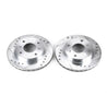 Power Stop 89-96 Nissan 240SX Front Evolution Drilled & Slotted Rotors - Pair PowerStop