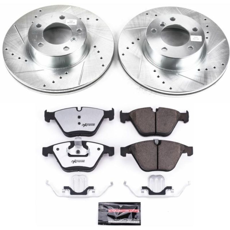 Power Stop 08-10 BMW 328i Front Z26 Street Warrior Brake Kit PowerStop