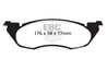 EBC 91-96 Dodge Dakota 2WD 2.5 Yellowstuff Front Brake Pads EBC