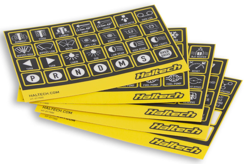 Haltech CAN Keypad Label Set – Speedzone Performance LLC