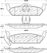 StopTech Street Touring 10-11 Ford F-150 Rear Brake Pads Stoptech