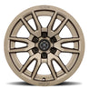 ICON Vector 6 17x8.5 6x5.5 0mm Offset 4.75in BS 106.1mm Bore Bronze Wheel ICON