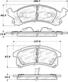 StopTech Street Brake Pads - Front/Rear Stoptech