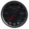 Autometer Spek-Pro Gauge Boost 2 1/16in 60psi Stepper Motor W/Peak & Warn Blk/Black AutoMeter