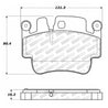 StopTech Street Select Brake Pads - Front/Rear Stoptech