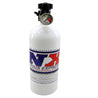 Nitrous Express 10lb Bottle w/Lightning 500 Valve (6.89 Dia x 20.19 Tall) w/Gauge Nitrous Express