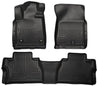 Husky Liners 2014 Toyota Tundra Double Cab Pickup WeatherBeater Black Front & 2nd Seat Floor Liners Husky Liners