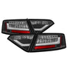 Spyder Audi A5 08-12 LED Tail Lights Black ALT-YD-AA508-LED-BK SPYDER