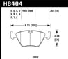 Hawk 03-06 BMW M3 / 04-11 BMW X3 LTS Street Front Brake Pads Hawk Performance