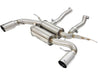 aFe MACHForce XP 2.5in Axle Back Stainless Exhaust w/ Polished Tips 07-13 BMW 335i 3.0L L6 (E90/92) aFe