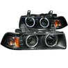 ANZO 1992-1998 BMW 3 Series E36 Projector Headlights w/ Halo Black (CCFL) G2 ANZO