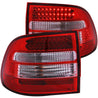 ANZO 2003-2006 Porsche Cayenne LED Taillights Red/Clear ANZO