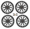 Ford Racing 15-16 Mustang GT 19X9 and 19X9.5 Wheel Set with TPMS Kit - Matte Black Ford Racing
