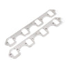 Stainless Works SBF Rectangular Shaped Port Header 304SS Exhaust Flanges 1-7/8in Primaries (2in BP) Stainless Works