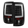 Xtune GMC Sierra 07-13 LED Tail Lights Black ALT-ON-GS07-G2-LED-BK SPYDER