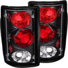 ANZO 2000-2005 Ford Excursion Taillights Black ANZO