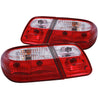 ANZO 1996-2002 Mercedes Benz E Class W210 Taillights Red/Clear G2 ANZO