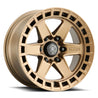 ICON Raider 17x8.5 6x5.5 0mm Offset 4.75in BS Satin Brass Wheel ICON