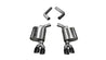 Corsa 15-19 Dodge Challenger 6.4L/17-19 Challenger 5.7L Black Sport Axle-Back Exhaust w/3.5in Tips CORSA Performance