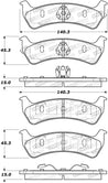 StopTech Street Brake Pads - Rear Stoptech