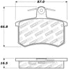 StopTech Performance 96-2/97 Audi A4 / 96-01 A4 Quattro / 95-98 A6 Rear Brake Pads Stoptech