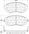 StopTech Street Touring 03-05 WRX/ 08 WRX Front Brake Pads Stoptech