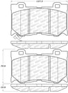 StopTech Street Select Brake Pads - Front Stoptech