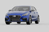 Rally Armor 19-21 Hyundai Elantra N Line Black UR Mud Flap w/ Performance Blue Logo Rally Armor