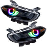 Oracle 13-14 Dodge Dart (HID Style) SMD HL - Black - ColorSHIFT ORACLE Lighting