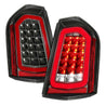 ANZO 11-14 Chrysler 300 LED Taillights Black w/ Sequential ANZO