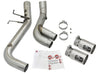 aFe Victory Series 4in 409-SS DPF-Back Exhaust w/ Dual Polished Tips 2017 GM Duramax V8-6.6L(td) L5P aFe