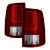 xTune Dodge Ram 1500 09-16 LED Tail Lights Incandescent Model Only - Red Clear ALT-ON-DR09-LBLED-RC SPYDER