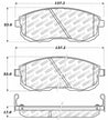 StopTech Nissan Altima Street Select Brake Pads Stoptech