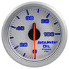Autometer Airdrive 2-1/6in Oil Pressure Gauge 0-100 PSI - Silver AutoMeter