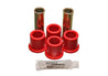 Energy Suspension 82-96 Ford F100/F150 2WD Red Rear Frame Shackle Bushing Set Energy Suspension