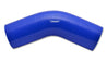 Vibrant 4 Ply Reinforced Silicone Elbow Connector - 3in I.D. - 45 deg. Elbow (BLUE) Vibrant