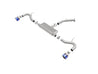 aFe Takeda 2.5in 409 SS Axle-Back Exhaust System Blue Flame 18-20 Hyundai Elantra GT L4-1.6L(t) aFe