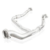 Stainless Works 2015-16 F150 2.7L Downpipe 3in High-Flow Cats Y-Pipe Factory Connection Stainless Works