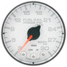 Autometer Spek-Pro 2 1/16in 30KPSI Stepper Motor W/Peak & Warn White/Black Rail Pressure Gauge AutoMeter