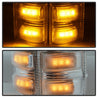 xTune Ford Superduty 08-14 F250-F550 Amber LED Mirror Signal Lens - Clear ACC-LED-FDSD08-MR-C SPYDER
